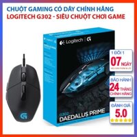 Chuột Gaming Có Dây Logitech G302 ⚡ SIÊU CHUỘT CHƠI GAME ⚡ 1 Đổi 1 Trong 7 Ngày, Bảo Hành 24 Tháng