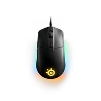 Chuột gaming có dây SteelSeries Rival 3 màu đen 77g, đèn RGB, 6 nút, 8500 CPI, 300IPS, 60 triệu clicks, bảo hành 1 năm