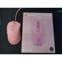 Chuột Gaming DAREU EM908 Pink/BLack/White