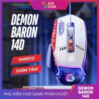 Chuột Gaming Demon Baron 14D hỗ trợ ghìm tâm PUBG Mobile, PC