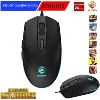 Chuột gaming E-Dra EM6102 chơi game PUBG, Call of Duty, Free Fire cực đỉnh tại d2tshop