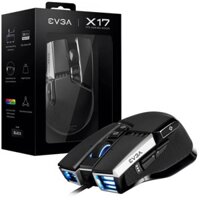 Chuột gaming EVGA X17 Gaming Mouse – Black – 16,000 DPI – 5 Profiles – 10 Buttons – Kèm 5 tạ