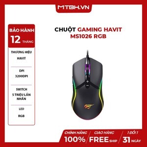 Chuột Gaming Havit MS1026 RGB