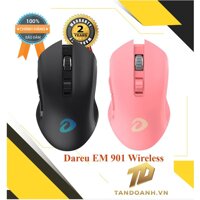 Chuột Gaming không dây Chuột DareU EM901 RGB ĐenHồng - CHÍNH HÃNG - Hồng cá tính
