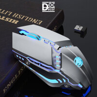 Chuột gaming không dây G9 có 7 phím bấm Led RGB có chức năng chống ồn siêu nhạy siêu mượt, chuột không dây chơi game