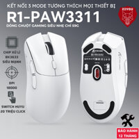 Chuột Gaming Không Dây Ziyou Attack Shark R1 Siêu Nhẹ Chip Paw3311 Cực Mạnh 3 Chế Độ Kết Nối Bluetooth / 2.4G / Type-C