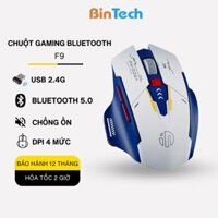 Chuột gaming không dây bluetooth sạc pin BINTECH Inphic F9 chơi game chuyên nghiệp kết nối Bluetooth, Wireless 2.4G