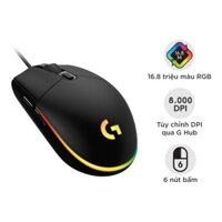 Chuột Gaming Logitech G102 Gen 2 Lightsync - Hàng Chính Hãng - Đen