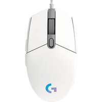 Chuột gaming Logitech G102 GEN2 Lightsync Trắng
