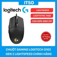 Chuột Gaming Logitech G102 Gen2 Lightspeed chính hãng (Đen)