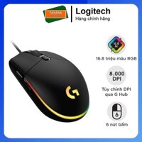 Chuột Gaming Logitech G203 Lightsync RGB - Hàng chính hãng - MÀU ĐEN