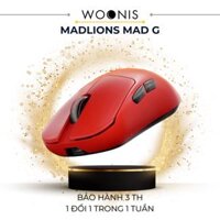 Chuột Gaming MADLIONS MAD G PRO - Siêu Nhẹ, Cảm Biến PAW3395, Kết Nối Không Dây