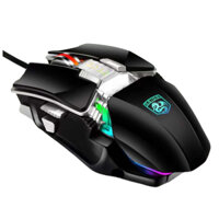 Chuột Gaming Máy Tính Có Dây DEIOG G2 Có 6 Nút Hỗ Trợ App Led RGB 16 Triệu Màu 2400 DPI macro game moba FPS ghìm tầm