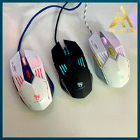 Chuột Gaming Máy Tính PC Có Dây Led RGB T-WOLF G560 Màu Trắng Chuột Vi Tính Chơi Game Thiết Kế Đẹp