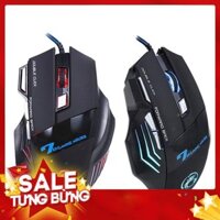 Chuột Gaming X7 có dây tích hợp đèn LED 5500 DPI cao cấp - Hàng nhập khẩu
