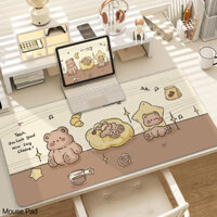 Chuột Gấu Nâu Miếng Lót Chuột Chơi Game Siêu Lớn Miếng Lót Bàn Phím Máy Tính Dễ Thương Văn Phòng Miếng Lót Máy Tính Để Bàn Chống Trơn Trượt