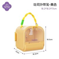 Chuột hamster đeo tai TailTale có lồng ngoài trời, trong suố Lồng nuôi sóc bay trong suốt Vật dụng di động