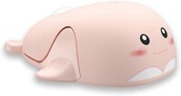 Chuột im lặng không dây cá heo dễ thương Phim hoạt hình mờ Chuột quang di động cho máy tính xách tay PC