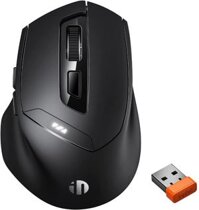 CHUỘT INPHIC DR01 BLACK không dây ( Switch Slient )