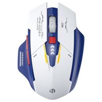 Chuột Inphic không dây Gundam M6P siêu đẹp, sạc tích điện, click không tiếng động Yorn - Hàng chính hãng - Gundam MP6