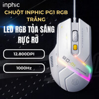 CHUỘT INPHIC PG1 RGB 1KHz SILENT SWITCH TRẮNG