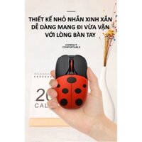 Chuột không dây A10 thiết kế nhỏ gọn thiết kế kiểu hoạt hình dễ thương kết nối bằng Bluetooth và chip USB 2.4G