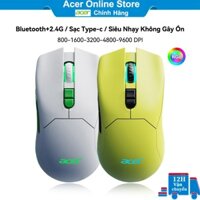 Chuột Không Dây Acer Blutooth 2.4G sạc nhanh Type C kết nối nhanh Siêu Nhạy Không Gây Ồn cho Máy Tính,Laptop,laptop táo
