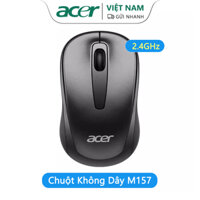Chuột Không Dây Acer M157, Kết Nối 2.4GHz, Thì Thầm Nào, Cảm Giác Thoải Mái Khi Cầm, Dành Cho Máy Tính Xách Tay Để Bàn
