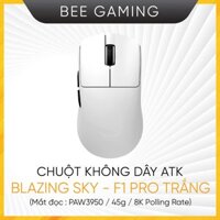 Chuột không dây ATK BLAZING SKY – F1 PRO TRẮNG (Mắt đọc: PAW3950 / 45g / 8k Polling Rate)