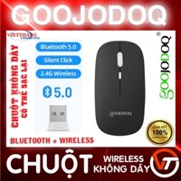 Chuột không dây Bluetooth & 2.4GHz GOOJODOQ Cho PC/Laptop/Macbook/iPad/Tablet 2 in 1 Wireless +Bluetooth