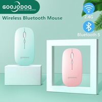 Chuột không dây Bluetooth 2 trong 1 Goojodoq Chế độ kép 2.4Ghz