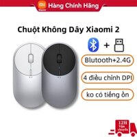 Chuột không dây bluetooth 2.4G Xiaomi 2 Siêu Nhạy Không Gây Ồn- Có Công Tắc On/Off