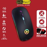 Chuột không dây bluetooth sạc pin chính hãng SIDOTECH YINDIAO A2 không tiếng ồn slient tắt âm pin dùng 4 tuần sạc 1 lần