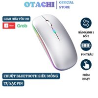 Chuột Không Dây Bluetooth Siêu Mỏng Tự Sạc Pin Thiết Kế Sang Trọng Nhỏ Gọn Dễ Sử Dụng
