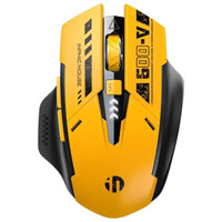 Chuột không dây bluetooth TEKKIN INPHIC A9 gaming máy tính 6 nút silent tắt âm led hiển thị pin