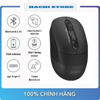 Chuột Không Dây Bluetooth Wireless Pin sạc qua cổng typec A4TECH FB10C - Hàng Chính hãng