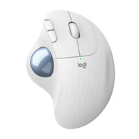 Chuột không dây Bluetooth Logitech ERGO M575 Wireless Trackball for Business Trắng (910-006439)