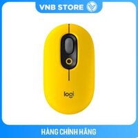Chuột không dây bluetooth Logitech POP MOUSE - giảm ồn, nút emoji tùy chỉnh - Hàng chính hãng - Màu Vàng Blast