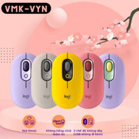 Chuột không dây bluetooth Logitech POP Mouse - Emoji tùy chỉnh, SilentTouch giảm ồn [ Loại 1 ] G1