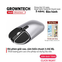 Chuột không dây chính hãng M203 GrownTech sạc pin bluetooth chip USB 2.4GHz cho pc laptop điện thoại