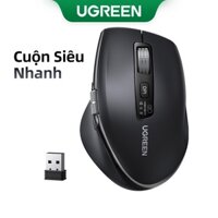 Chuột không dây cuộn siêu nhanh UGREEN Bluetooth 5.4 2.4G Công thái học 5000DPI cho máy tính bảng MacBook Máy tính xách tay Máy tính chuột