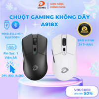 Chuột không dây Dareu A918X Gaming / wireless 2.4 + Bluetooth (PixArt PAW3335) BH24T