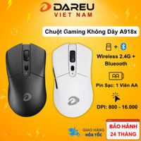 Chuột không dây Dareu A918X Gaming / wireless 2.4 + Bluetooth (PixArt PAW3335)