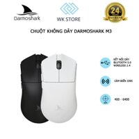Chuột không dây Darmoshark M3 3 mode (2.4GHz, Bluetooth, USB-C), 26000 dpi, Optical Sensor (Mới, BH 24T)