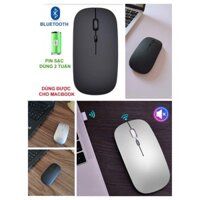 Chuột không dây DryCo PIN SẠC cả BLUETOOTH và jack USB (đen/bạc)