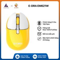 Chuột không dây E-DRA EM621W Rabbit - Chuột Im lặng, Pin Sạc - Bảo hành 12 tháng