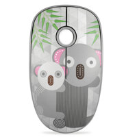 Chuột Không Dây Forter V8 Slient Mouse Không tiếng ồn Màu Xám - Hàng Chính Hãng