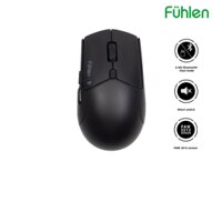 Chuột không dây Fuhlen B09S Silent - Màu đen, Wireless + Bluetooth, 4000 DPI, Yên tĩnh, Pin sạc 400mAh