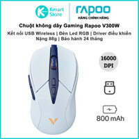 Chuột không dây Gaming Rapoo V300W | USB Wireless | LED RGB | Driver điều khiển | Bảo hành 24 tháng