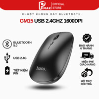 Chuột không dây kết nối Bluetooth V5.0 USB 2.4GHz tương thích hầu hết Pc/laptop/máy tính bảng/di động Hoco GM15